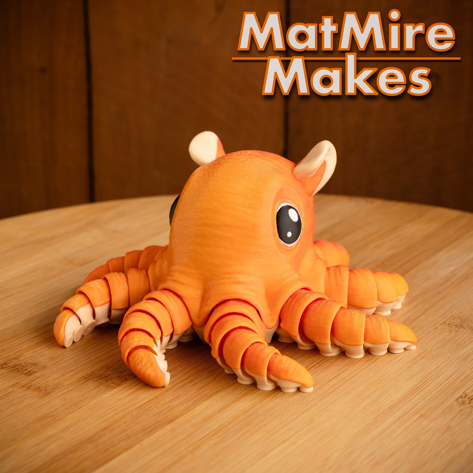 Flapjack Octopus - Flexi Zoo Model